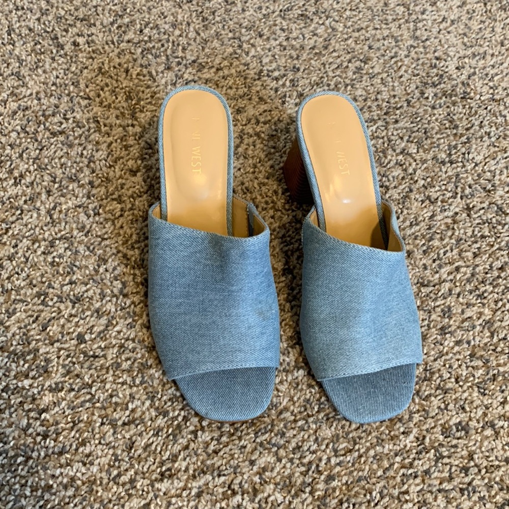 Nine West Blue Heels